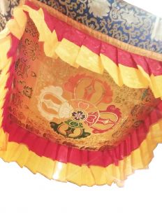 Throne canopy(Large Colorful Double Dorjee)