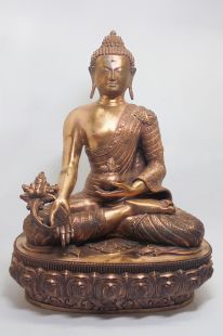 Copper Medicine Buddha Statues 30cm