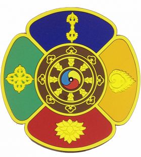 5-Buddha prayer wheel pad (Do Not include pray wheel )