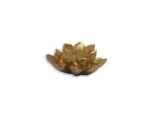 Lotus shape incense stand-3.7cmX1.3cm(H)