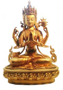 Four-arms Avalokitesvara 50cm H