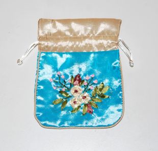 Applique Cosmetic Pouch 5.5〝x4.5