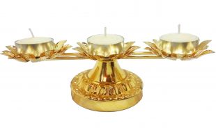Single row 3lotus lamp stand (without the lamps)