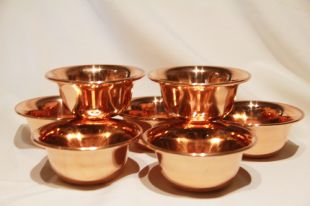 Offering bowls Copper (M) 7pcs a set.