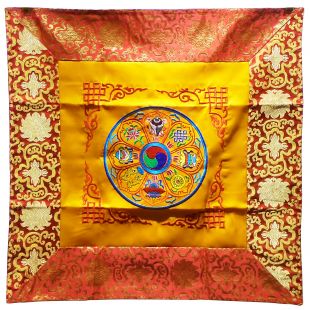 8 Auspicious Symbols Altar cloth (Embroidery)