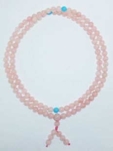 Rose Quartz Mala x 108 beads (8mm)