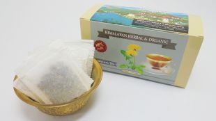 100% organic Dandelion and green tea, made in Bhutan 