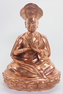 Barompa Dharma Wangchuk Statue 10cm copper