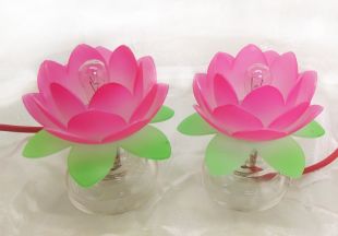 lotus Lamp A pair (S)(Acrylic)