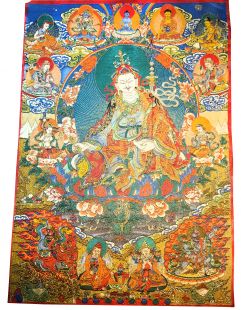 Guru Rinpoche Embroidery Thanka