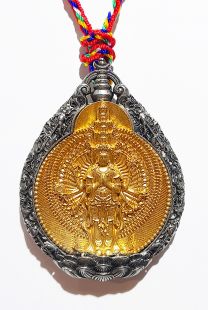 Thousand arms Guanyin Bodhisattva pendant
