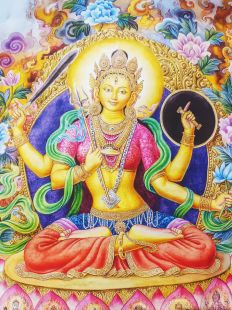 Four Armed Manjushri Bodhisattva