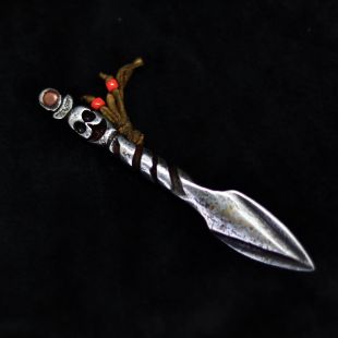 Iron Slull Face Phurpa Dagger