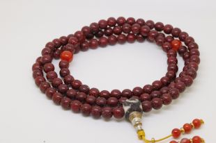 Red moon & star seed bodhi 8mm