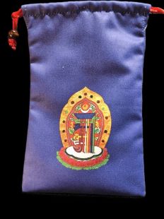 Kalachakra valvet mala pouch(M)