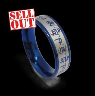 Medicine Buddha Mantra Ring