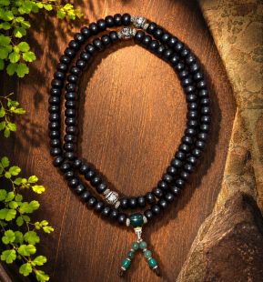 Ebony 108-bead Buddhist Prayer Beads